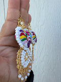 Aretes de corazon Bordados, aretes Tradicionales Mexicanos, Aretes bordados A mano, Artesanía Mexicana, Aretes San Antonino